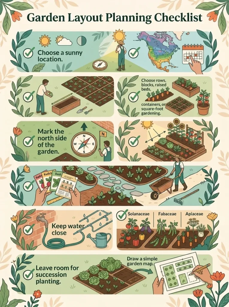 garden layout planning checklist