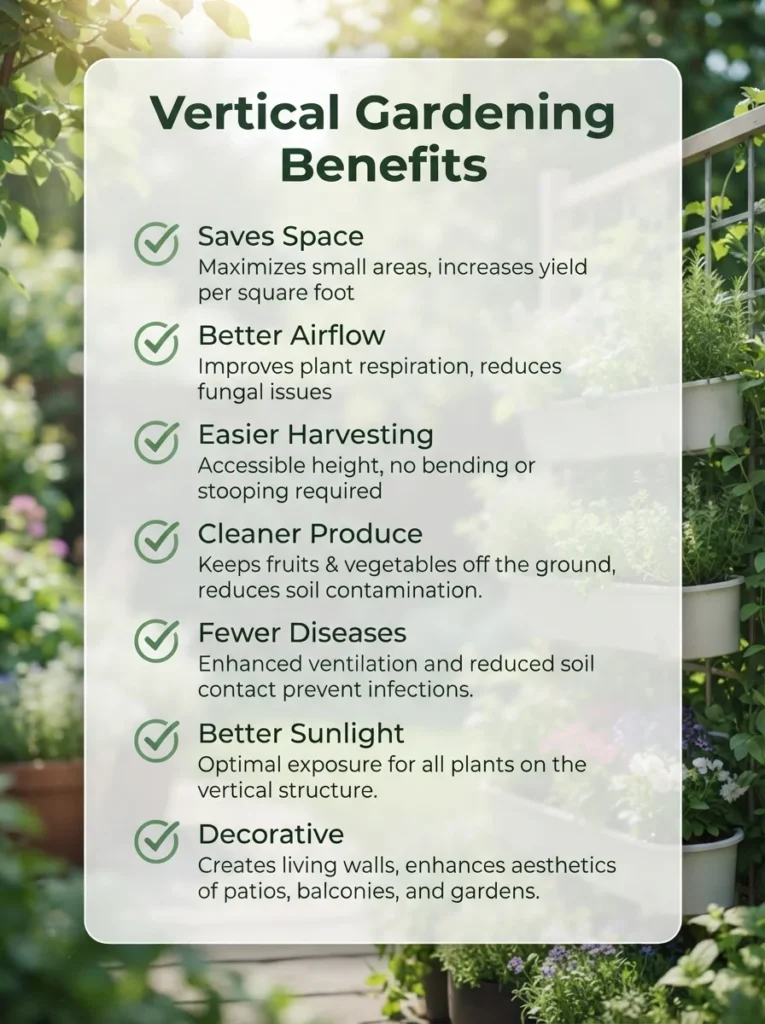 vertical garden benefits 